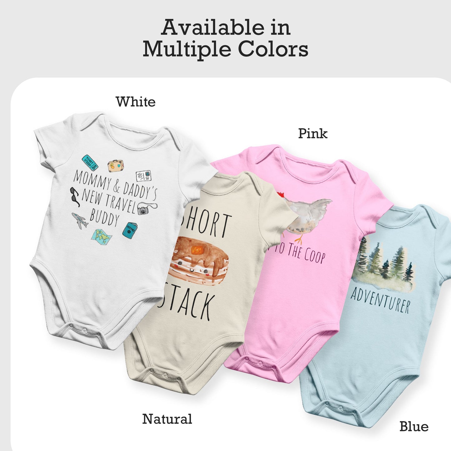Travel Adventure Passport - Baby Boy Girl Clothes Infant Bodysuit